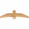 Ekena Millwork Bellingham Timber Gable Bracket, Western Red Cedar, 48"W x 16"H x 3 1/2"D x 5 1/2"F, 8/12 Pitch GBW048X16X0406BEL00SWR - alternate 4